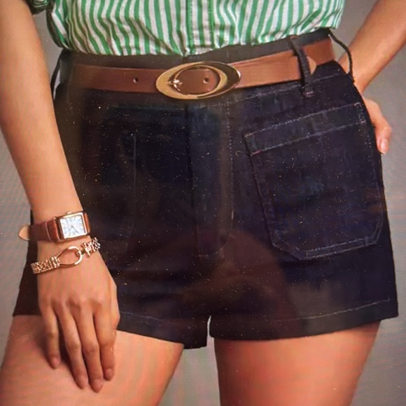 The Colette Denim Shorts by Maeve - Picture 1 of 10